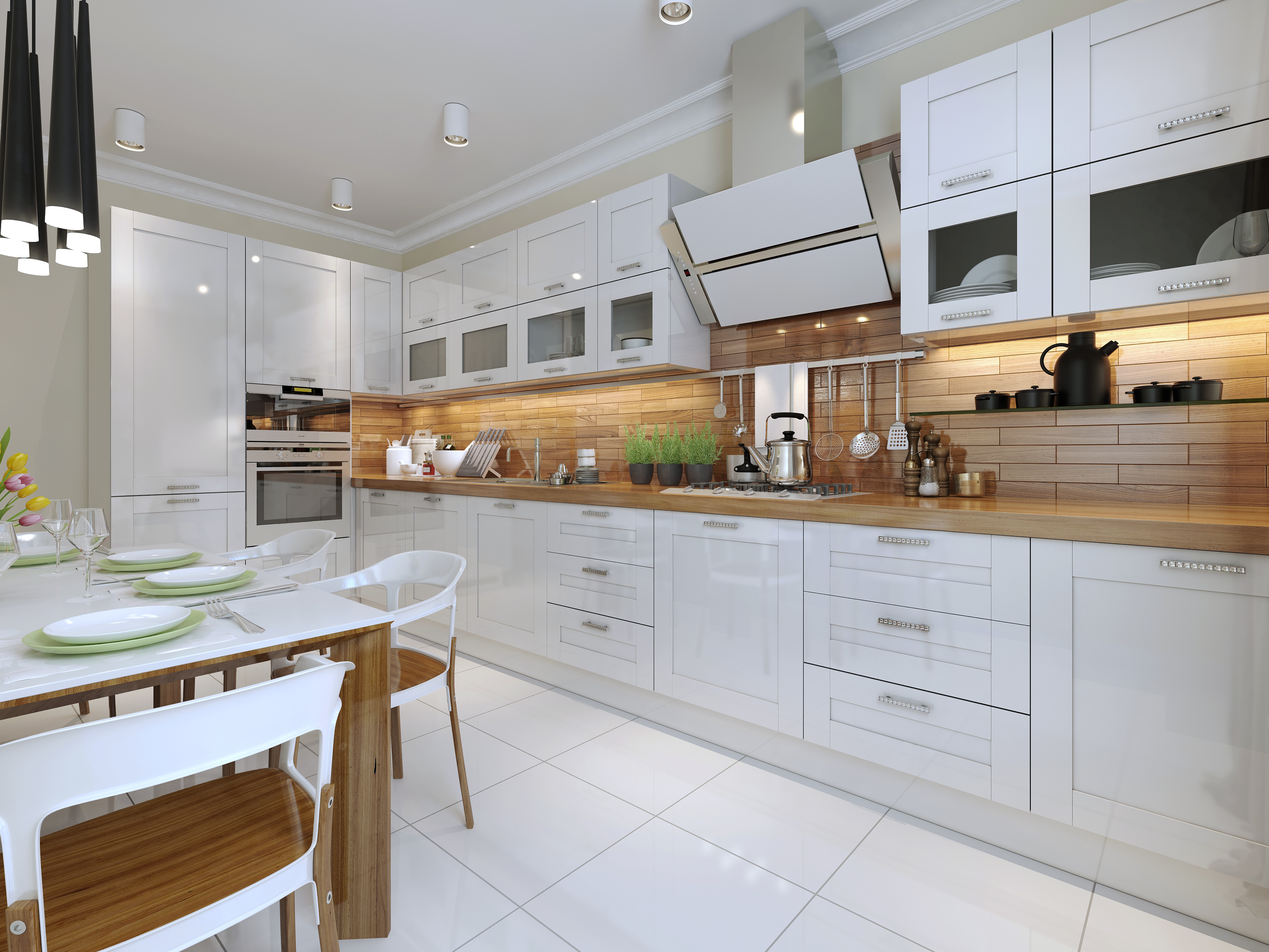 Kitchen country house caramel surrey sussex hampshire violet ...